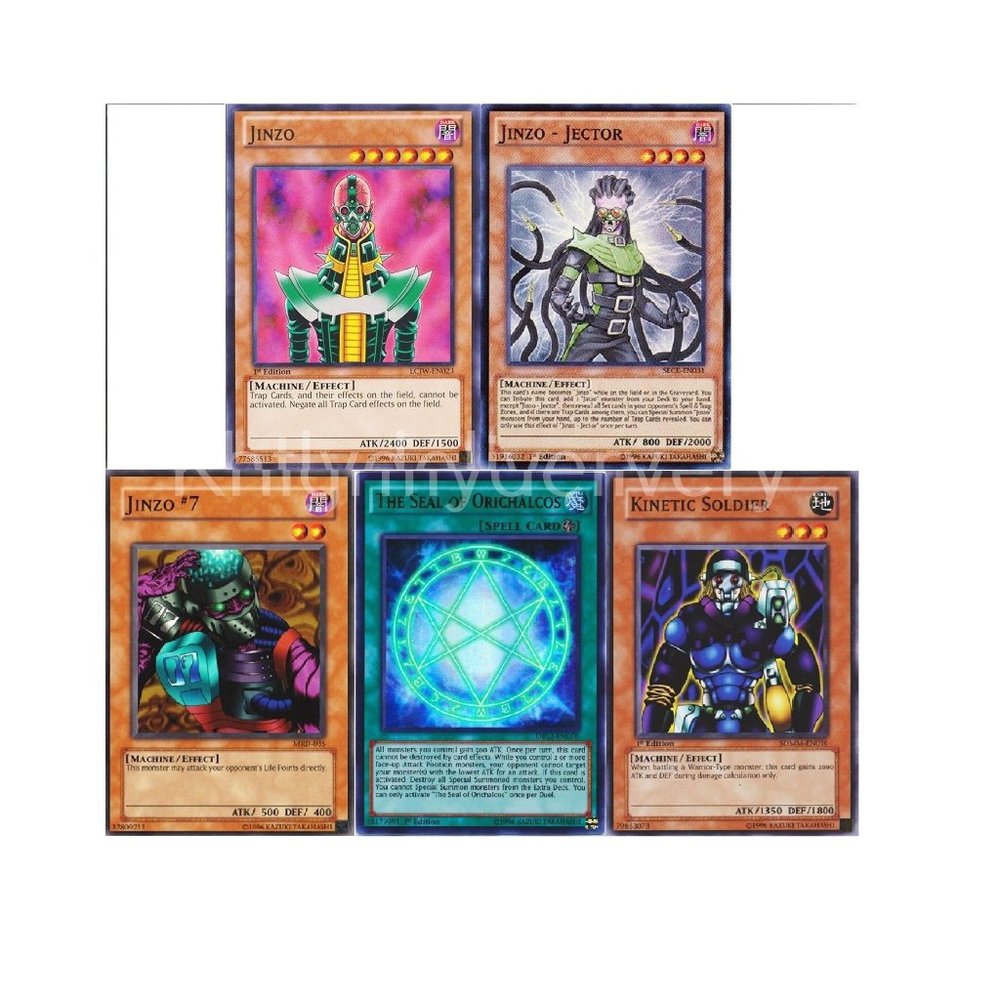 Alister Complete Deck - Jinzo Jector - Orichalcos - 40 Cards - Yugioh - NM - UNL